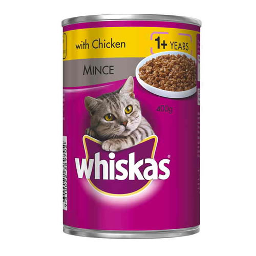 whiskers tin cat food